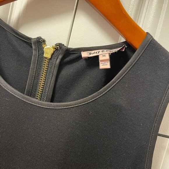 Juicy Couture Sleeveless Pleated Fit & Flare Dress Black – M - Picture 3 of 10